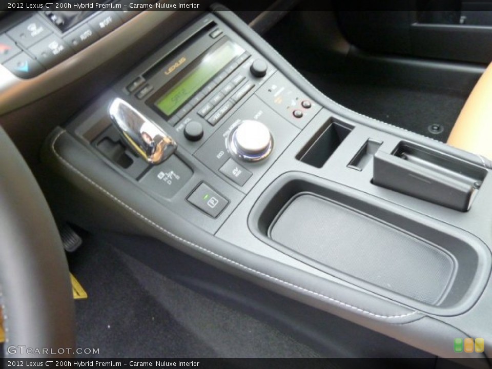 Caramel Nuluxe Interior Controls for the 2012 Lexus CT 200h Hybrid Premium #59972290
