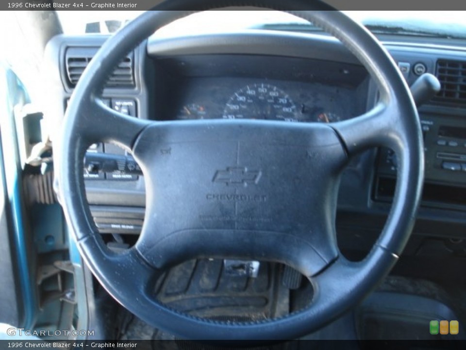 Graphite Interior Steering Wheel for the 1996 Chevrolet Blazer 4x4 #59972595