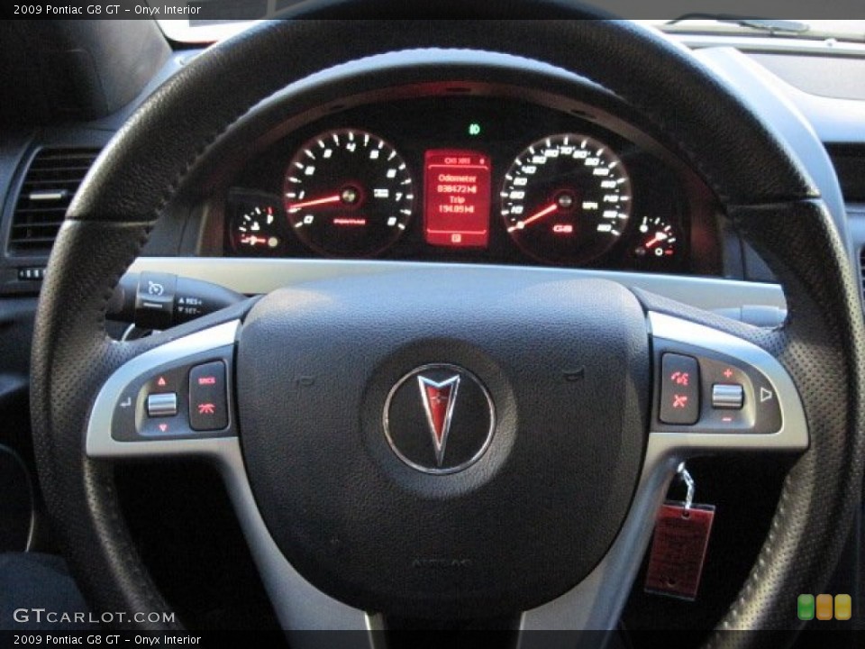 Onyx Interior Steering Wheel for the 2009 Pontiac G8 GT #59973655