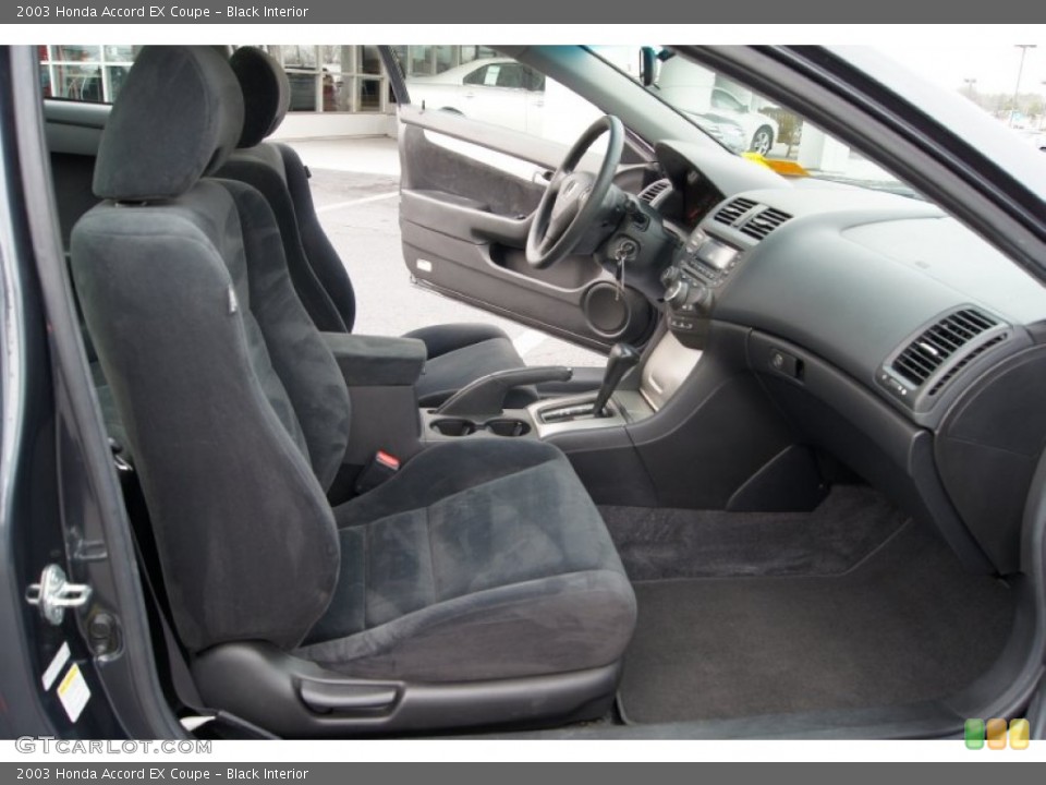Black Interior Front Seat for the 2003 Honda Accord EX Coupe #59975595