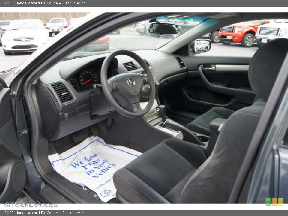 Black Interior Photo for the 2003 Honda Accord EX Coupe #59975616