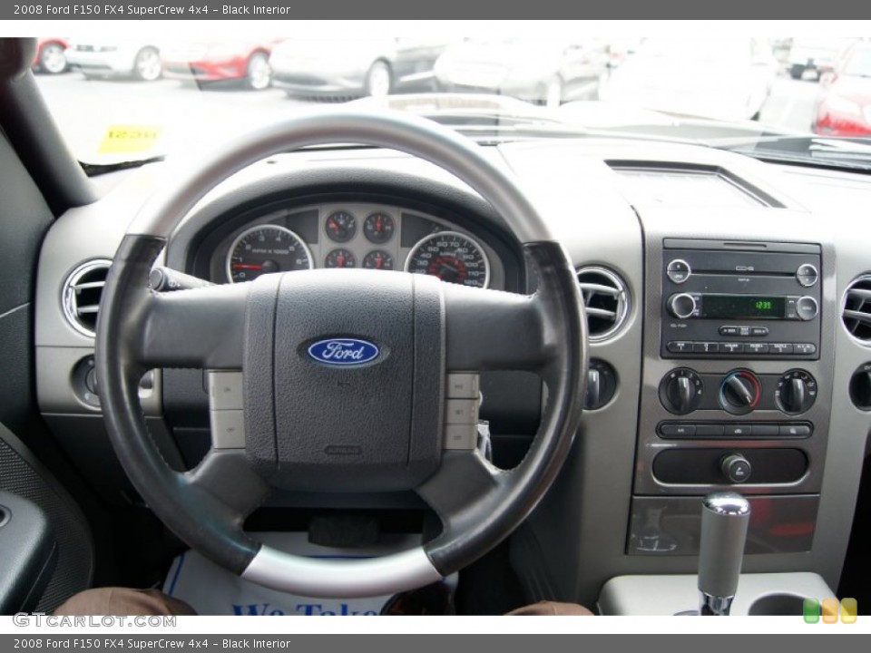 Black Interior Dashboard for the 2008 Ford F150 FX4 SuperCrew 4x4 #59975739