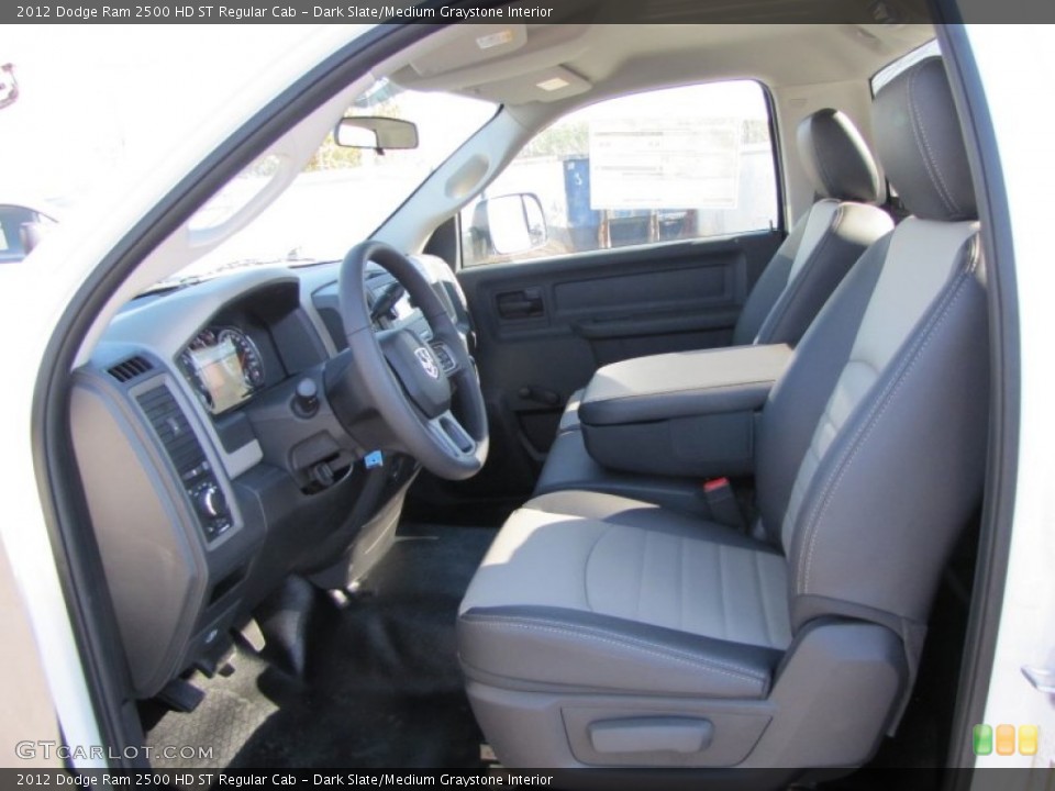 Dark Slate/Medium Graystone Interior Photo for the 2012 Dodge Ram 2500 HD ST Regular Cab #59976981