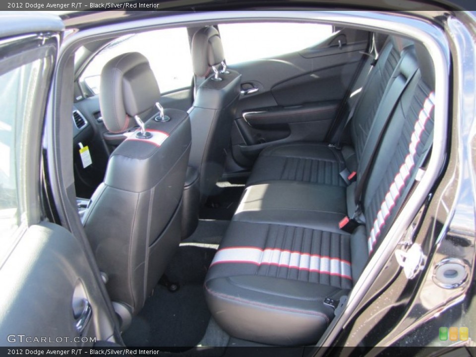 Black/Silver/Red Interior Photo for the 2012 Dodge Avenger R/T #59977200