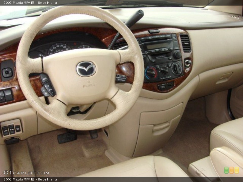 Beige Interior Dashboard for the 2002 Mazda MPV ES #59978184