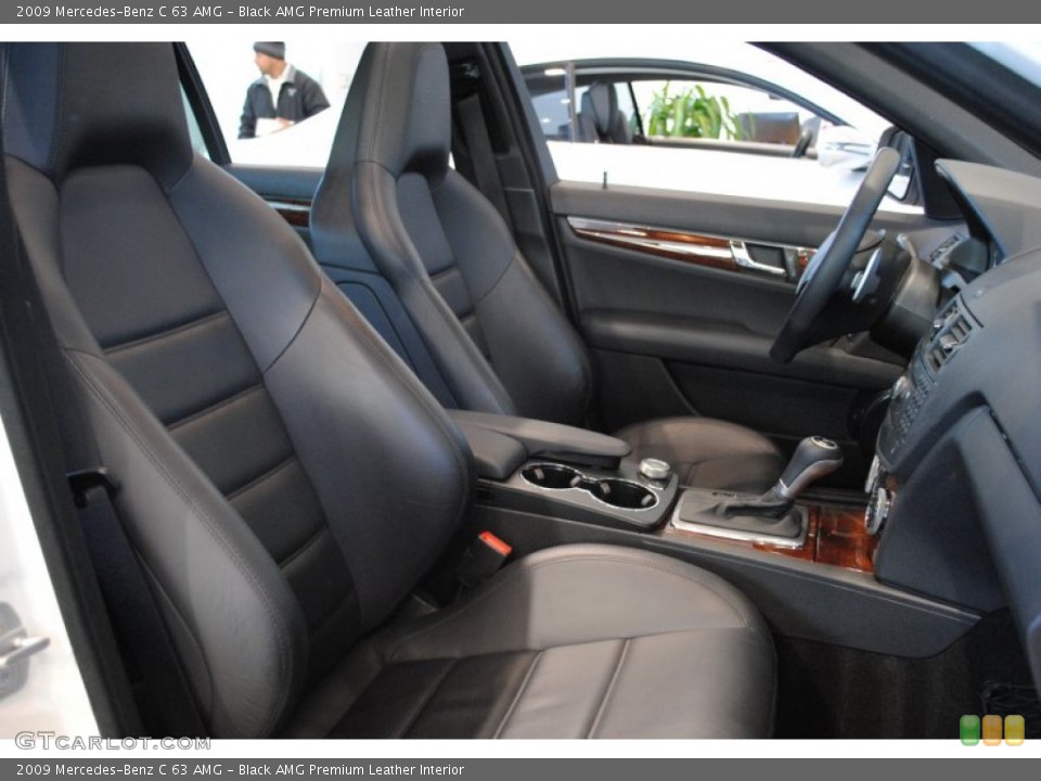 Black AMG Premium Leather Interior Photo for the 2009 Mercedes-Benz C 63 AMG #59979579