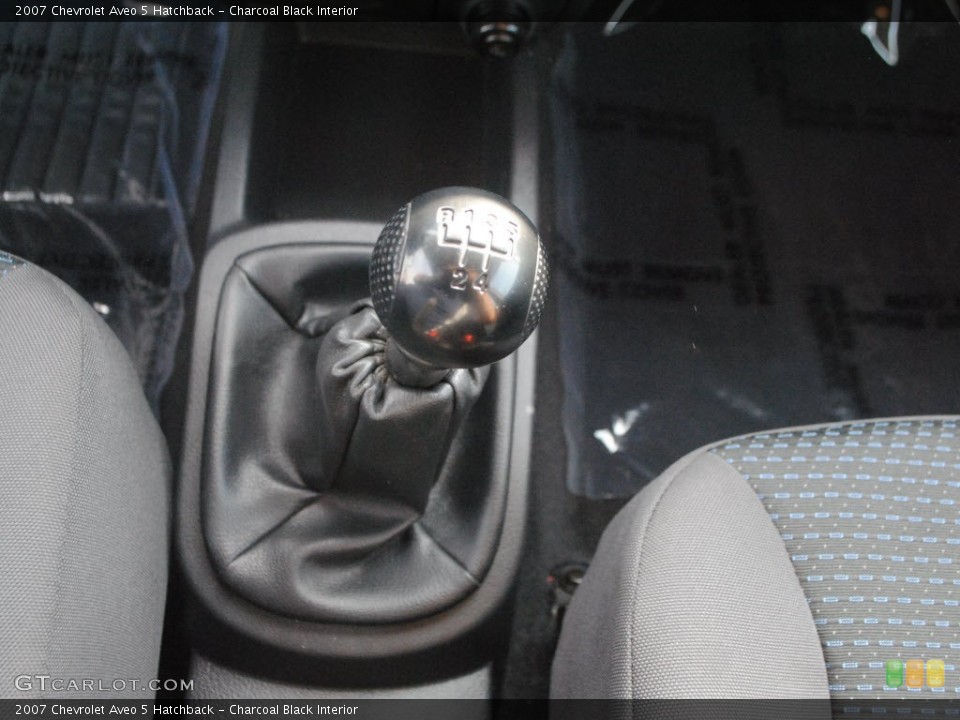 Charcoal Black Interior Transmission for the 2007 Chevrolet Aveo 5 Hatchback #59982471