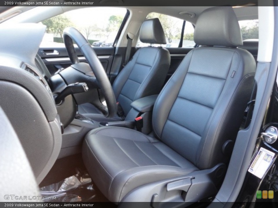 Anthracite Interior Front Seat for the 2009 Volkswagen Jetta SE Sedan #59983090