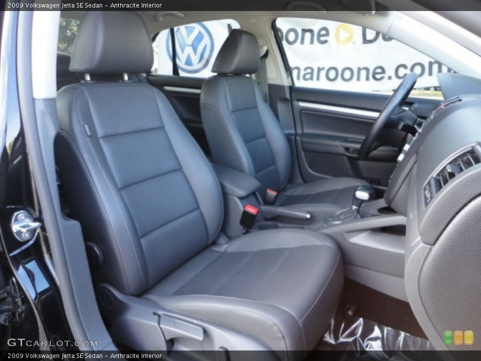 Anthracite Interior Front Seat for the 2009 Volkswagen Jetta SE Sedan #59983098
