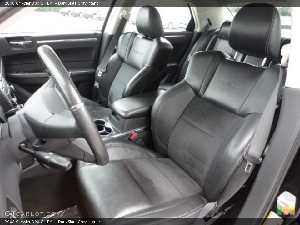 Dark Slate Gray Interior Front Seat for the 2008 Chrysler 300 C HEMI #59983495