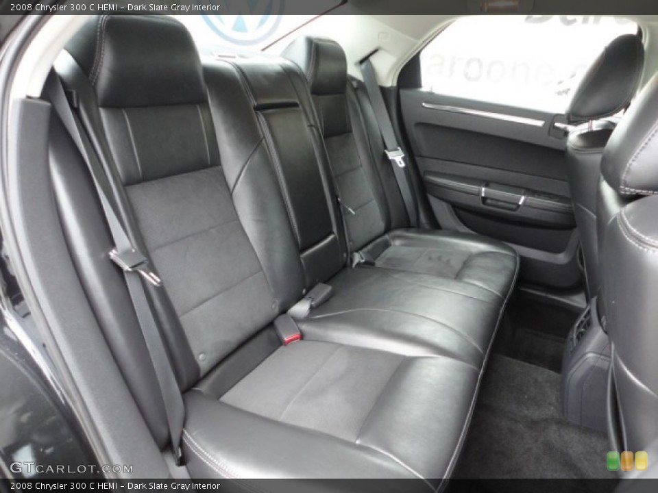 Dark Slate Gray Interior Rear Seat for the 2008 Chrysler 300 C HEMI #59983531