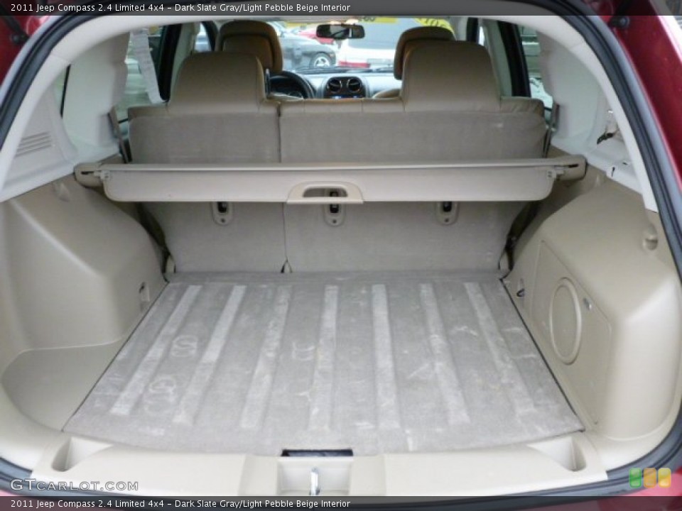 Dark Slate Gray/Light Pebble Beige Interior Trunk for the 2011 Jeep Compass 2.4 Limited 4x4 #59983814