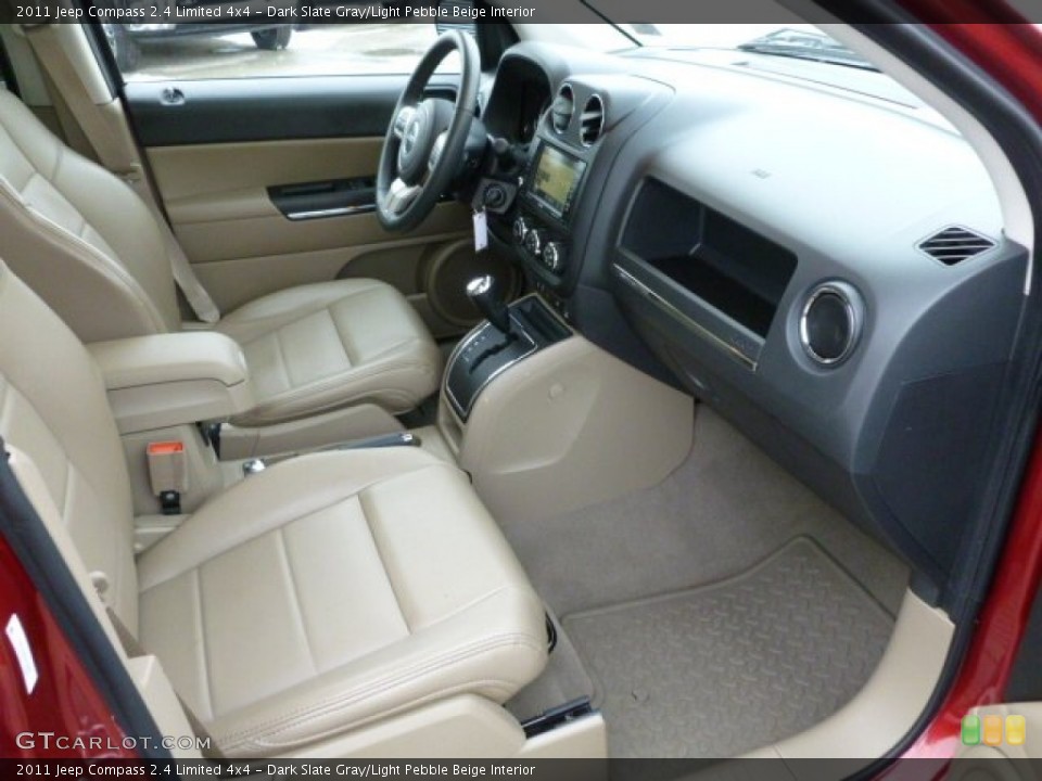 Dark Slate Gray/Light Pebble Beige Interior Photo for the 2011 Jeep Compass 2.4 Limited 4x4 #59983848