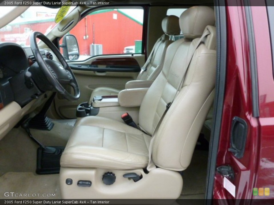 Tan Interior Front Seat for the 2005 Ford F250 Super Duty Lariat SuperCab 4x4 #59983983