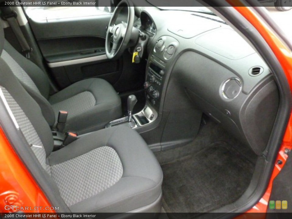 Ebony Black Interior Dashboard for the 2008 Chevrolet HHR LS Panel #59984447