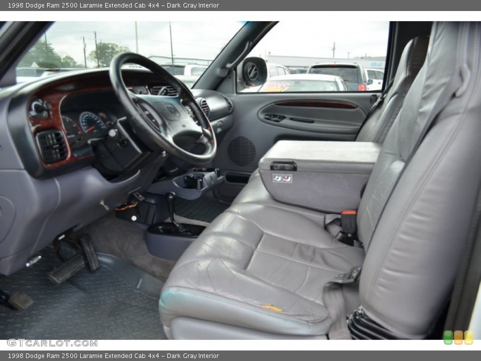 Dark Gray Interior Photo for the 1998 Dodge Ram 2500 Laramie Extended Cab 4x4 #59985258