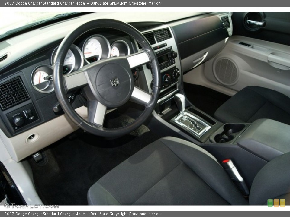 Dark Slate Gray/Light Graystone Interior Prime Interior for the 2007 Dodge Charger  #59985411