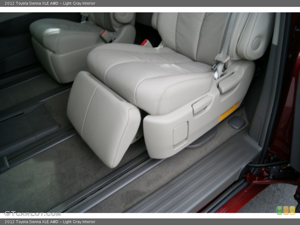 Light Gray Interior Rear Seat for the 2012 Toyota Sienna XLE AWD #59987925