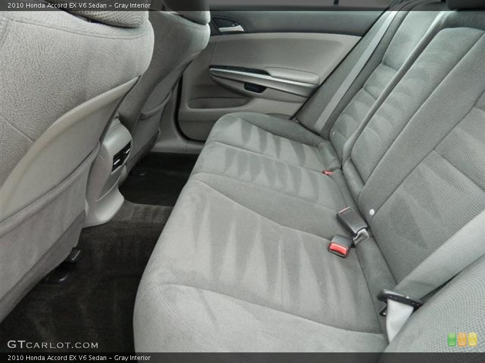 Gray Interior Photo for the 2010 Honda Accord EX V6 Sedan #59989863