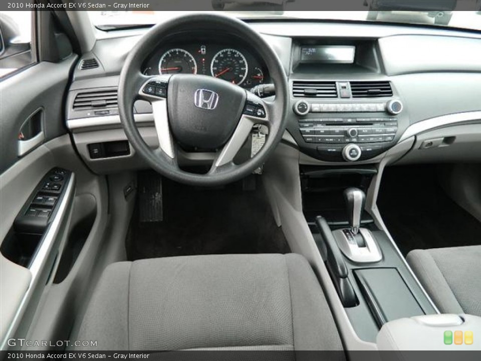 Gray Interior Dashboard for the 2010 Honda Accord EX V6 Sedan #59989911