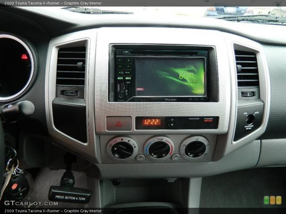 Graphite Gray Interior Controls for the 2009 Toyota Tacoma X-Runner #59990200