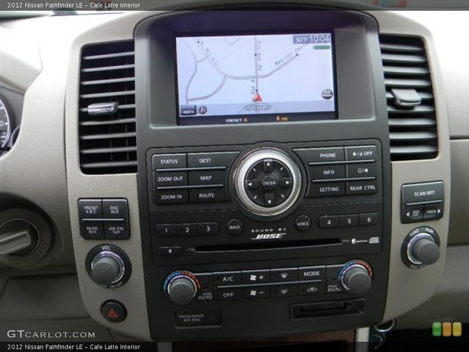 Cafe Latte Interior Navigation for the 2012 Nissan Pathfinder LE #59990317