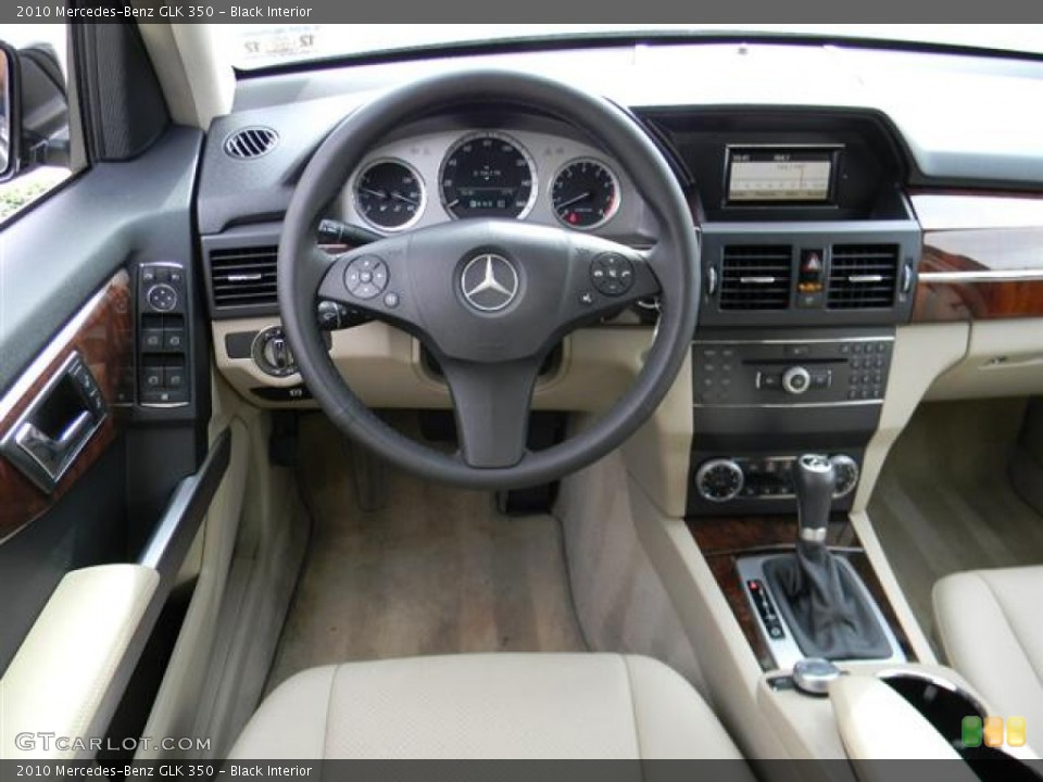Black Interior Dashboard for the 2010 Mercedes-Benz GLK 350 #59990779