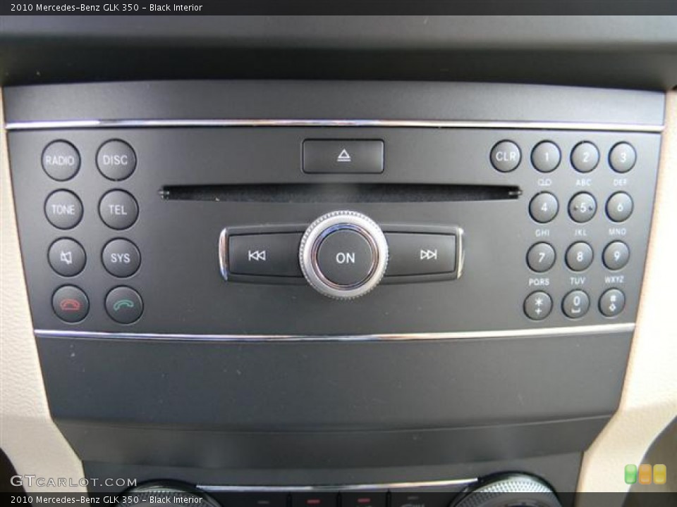 Black Interior Audio System for the 2010 Mercedes-Benz GLK 350 #59990859