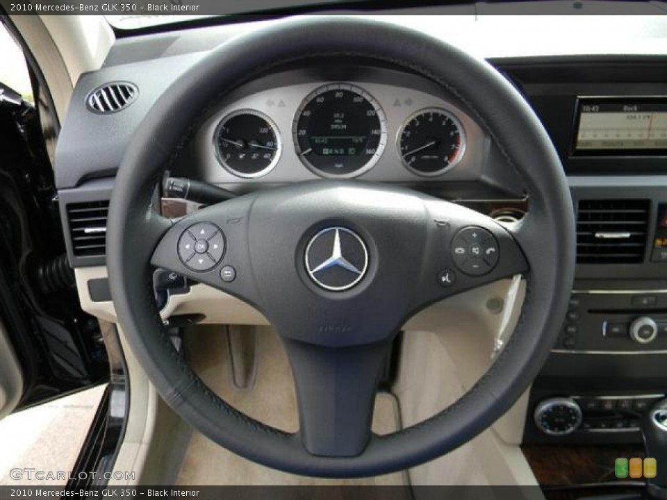 Black Interior Steering Wheel for the 2010 Mercedes-Benz GLK 350 #59990902