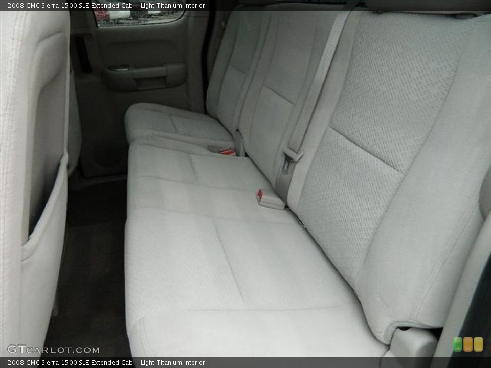 Light Titanium Interior Rear Seat for the 2008 GMC Sierra 1500 SLE Extended Cab #59991085