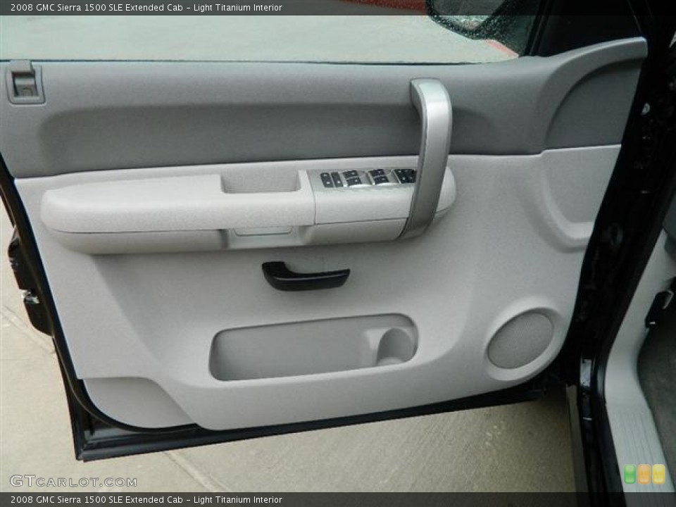 Light Titanium Interior Door Panel for the 2008 GMC Sierra 1500 SLE Extended Cab #59991103