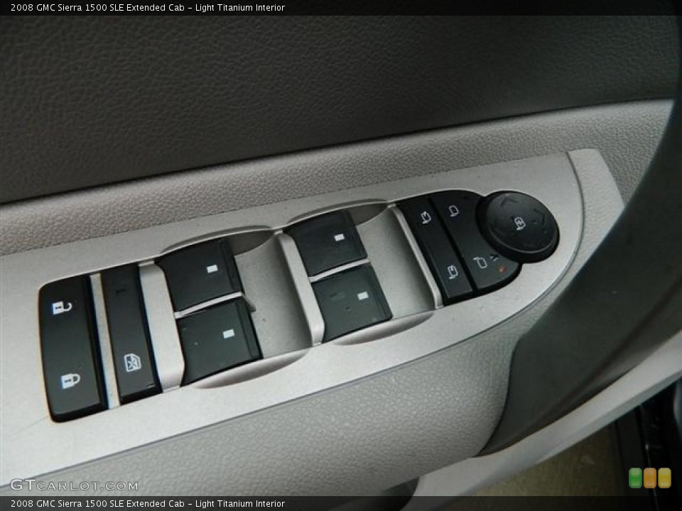 Light Titanium Interior Controls for the 2008 GMC Sierra 1500 SLE Extended Cab #59991109