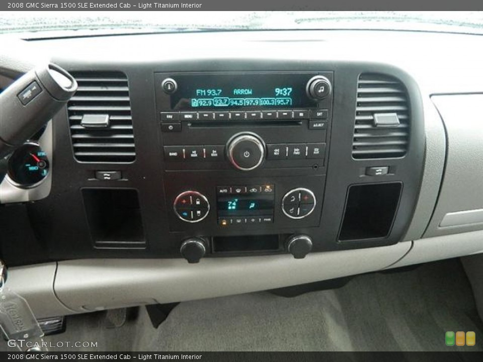 Light Titanium Interior Controls for the 2008 GMC Sierra 1500 SLE Extended Cab #59991142
