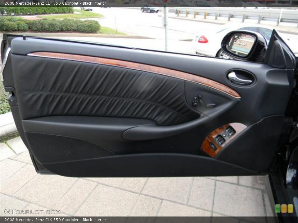 Black Interior Door Panel for the 2008 Mercedes-Benz CLK 550 Cabriolet #59992105