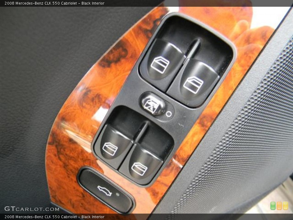 Black Interior Controls for the 2008 Mercedes-Benz CLK 550 Cabriolet #59992143