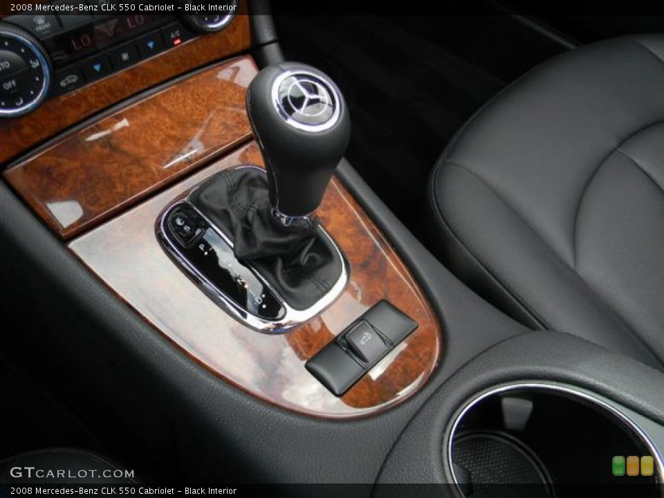 Black Interior Transmission for the 2008 Mercedes-Benz CLK 550 Cabriolet #59992160