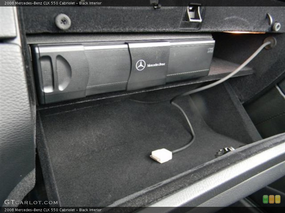 Black Interior Audio System for the 2008 Mercedes-Benz CLK 550 Cabriolet #59992182