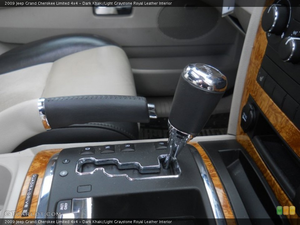 Dark Khaki/Light Graystone Royal Leather Interior Transmission for the 2009 Jeep Grand Cherokee Limited 4x4 #59992360