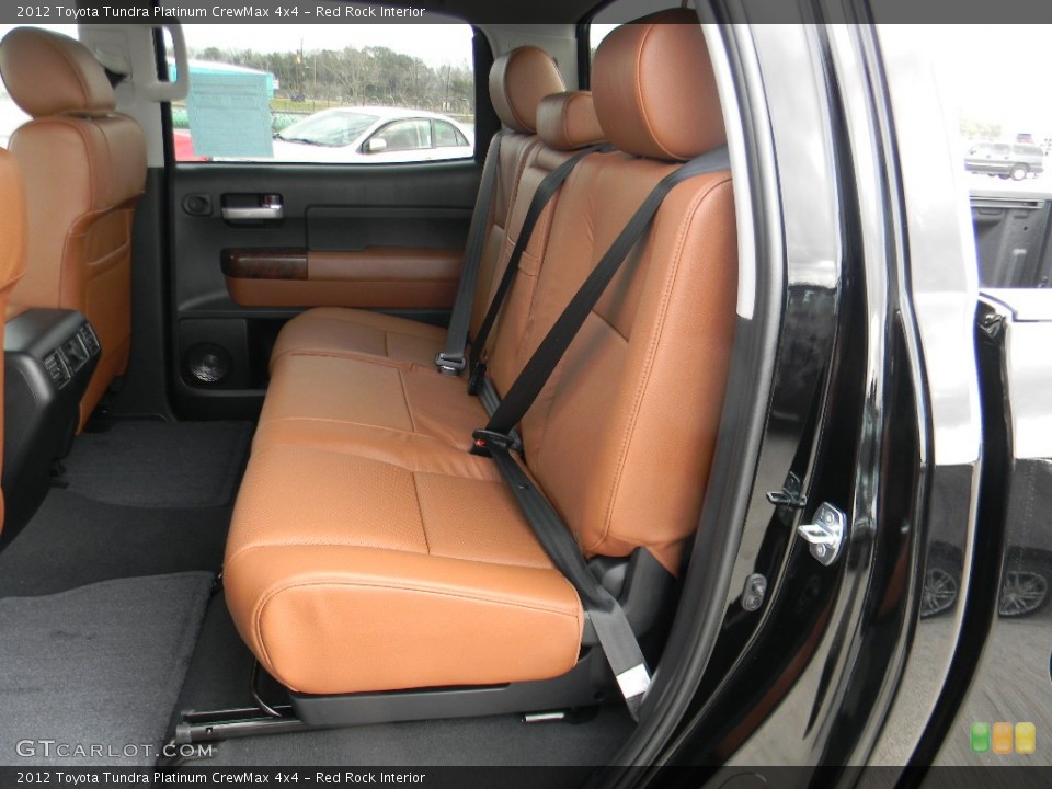 Red Rock Interior Rear Seat for the 2012 Toyota Tundra Platinum CrewMax 4x4 #59992912