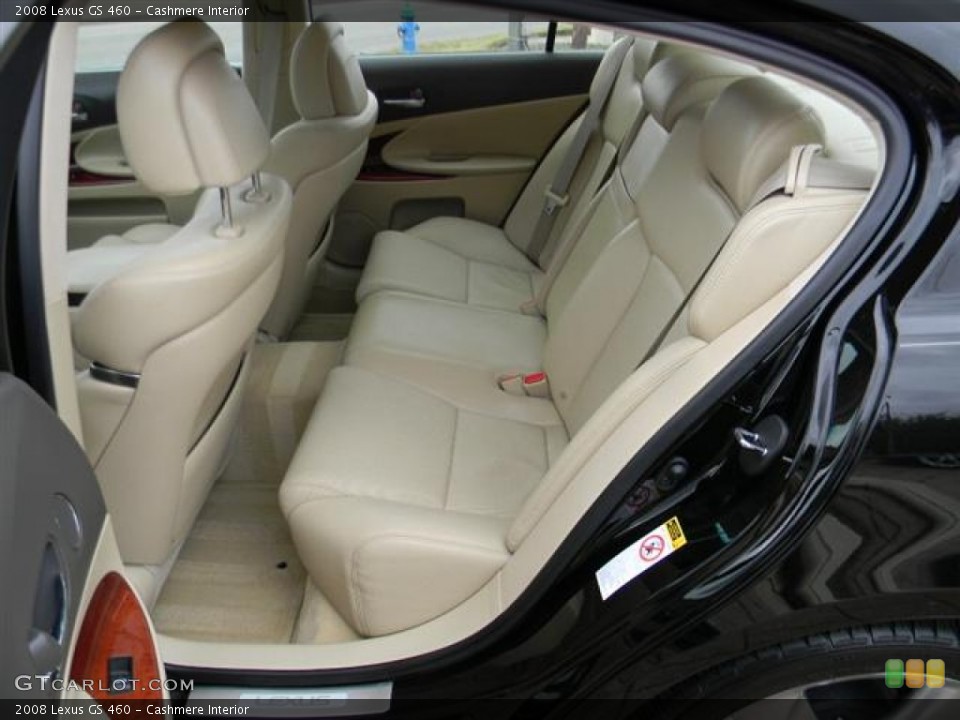 Cashmere Interior Rear Seat for the 2008 Lexus GS 460 #59993101