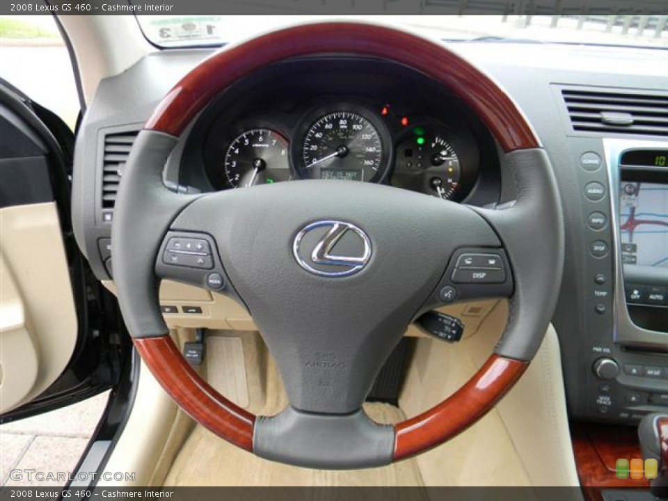Cashmere Interior Steering Wheel for the 2008 Lexus GS 460 #59993215