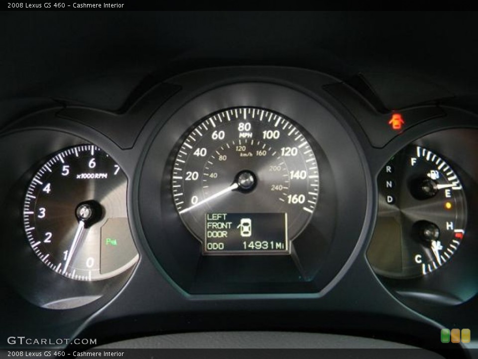 Cashmere Interior Gauges for the 2008 Lexus GS 460 #59993224