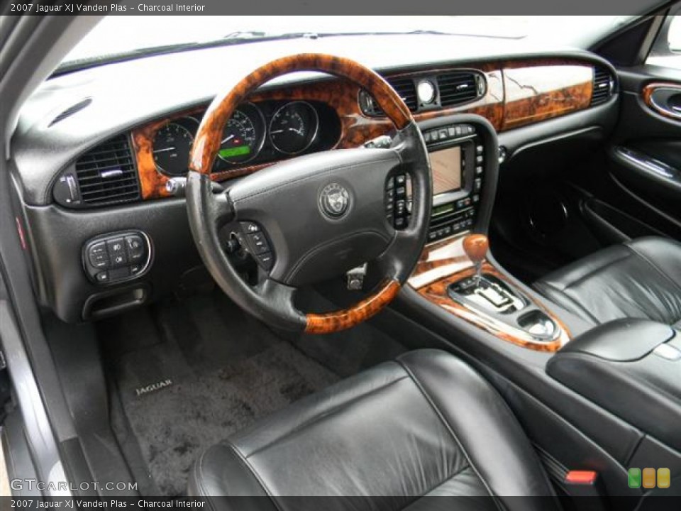 Charcoal Interior Prime Interior for the 2007 Jaguar XJ Vanden Plas #59993356