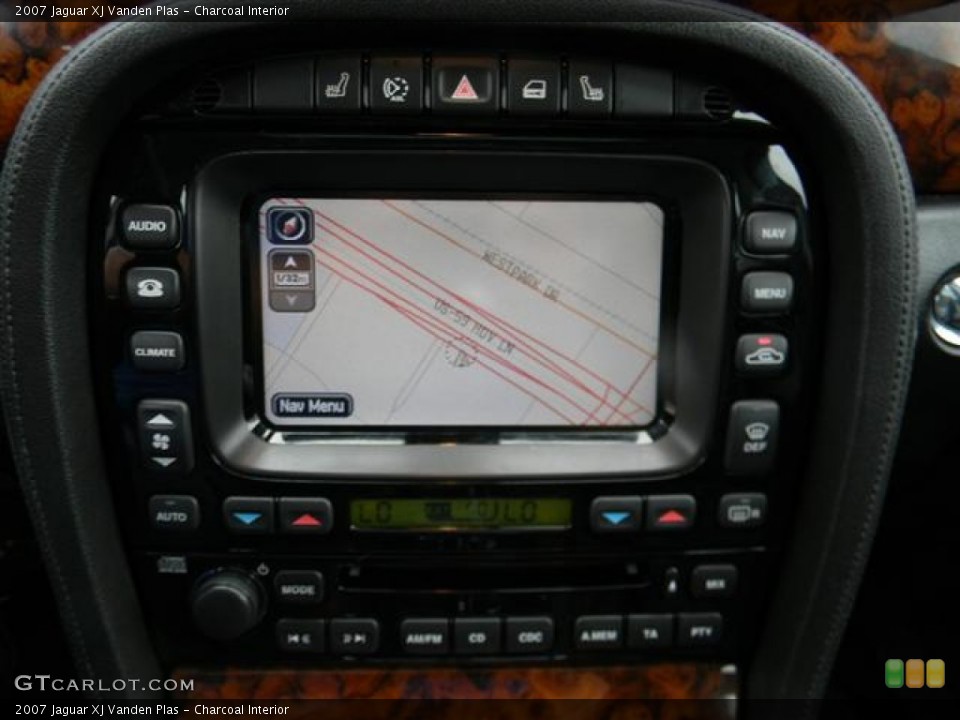 Charcoal Interior Navigation for the 2007 Jaguar XJ Vanden Plas #59993413