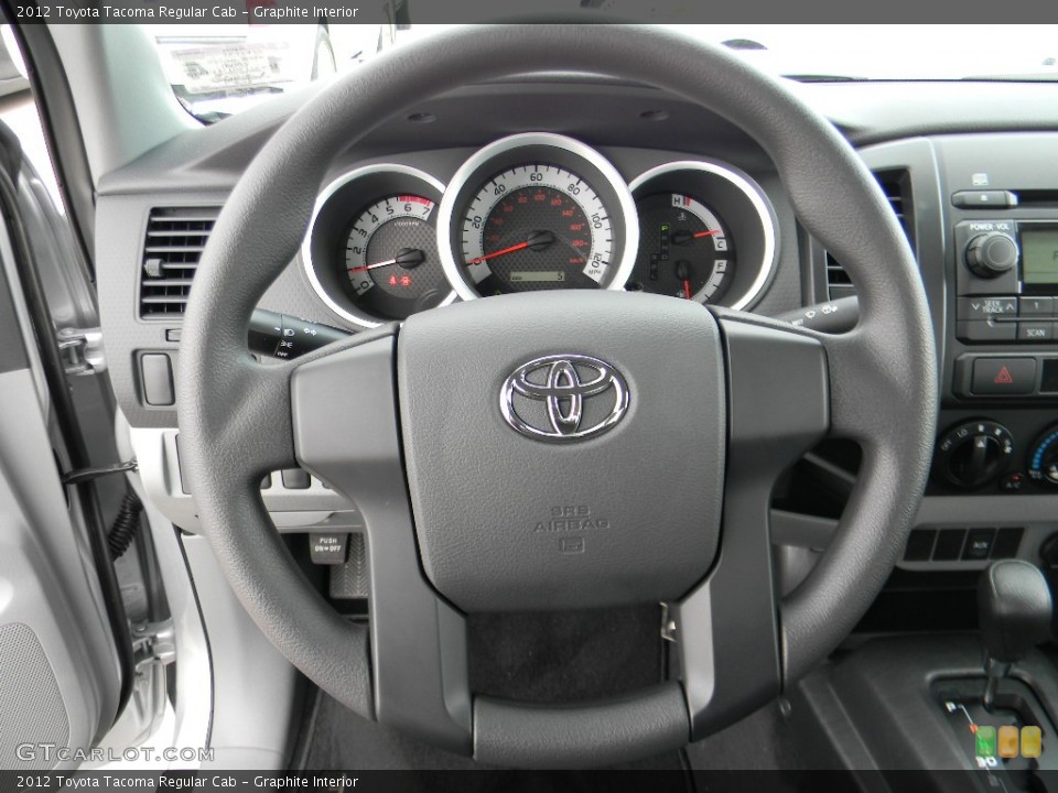 Graphite Interior Steering Wheel for the 2012 Toyota Tacoma Regular Cab #59993683