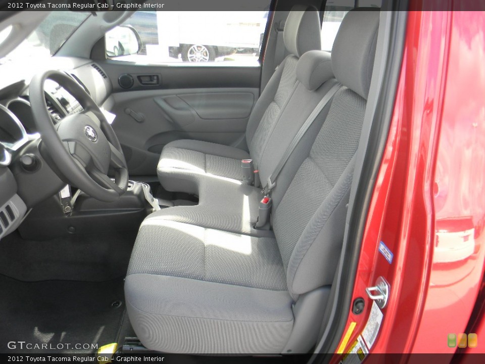 Graphite Interior Front Seat for the 2012 Toyota Tacoma Regular Cab #59993785