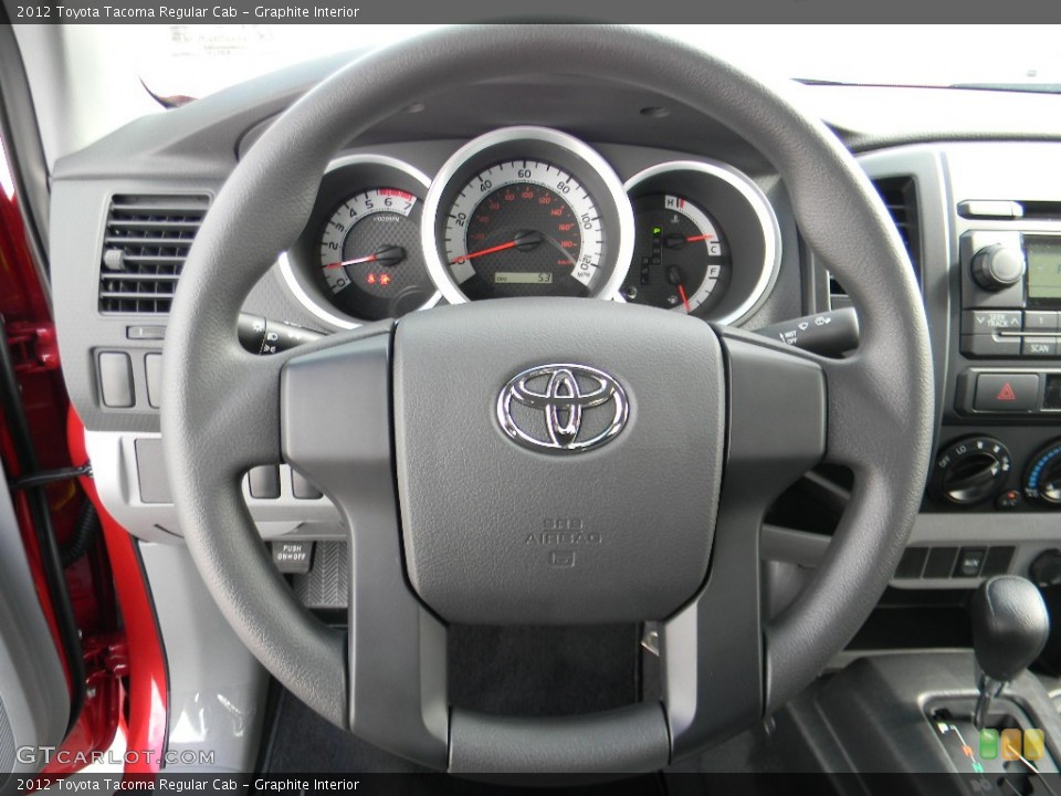 Graphite Interior Steering Wheel for the 2012 Toyota Tacoma Regular Cab #59993807