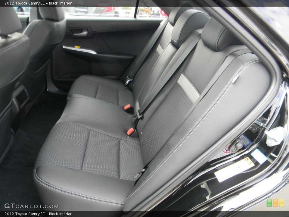 Black Interior Photo for the 2012 Toyota Camry SE #59994412