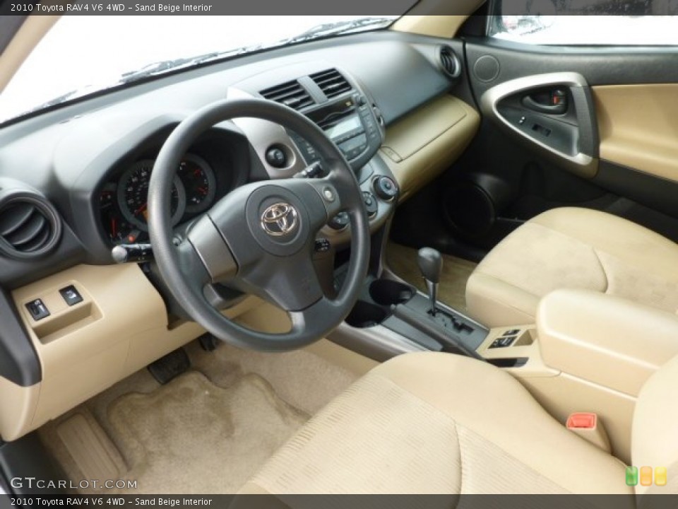 Sand Beige Interior Photo for the 2010 Toyota RAV4 V6 4WD #59994773