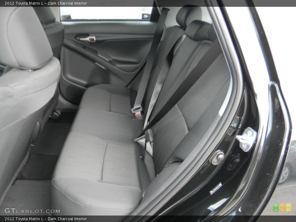Dark Charcoal Interior Photo for the 2012 Toyota Matrix L #59994899